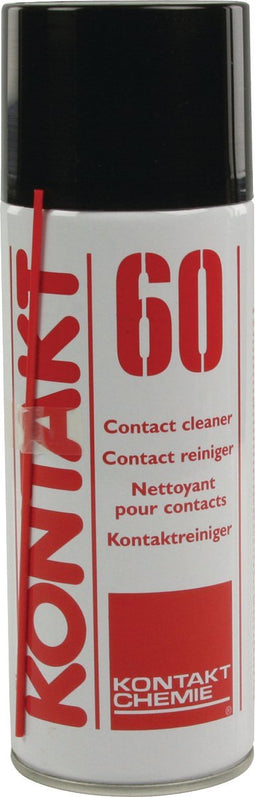 Kontakt Chemie Kontakt 60 contactreiniger met smerende en corrosiewerende werking / 400 ml