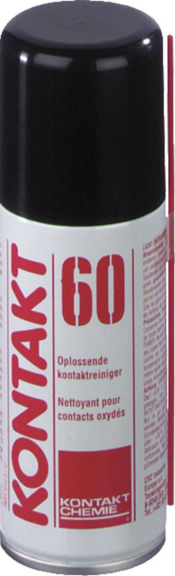 Kontakt Chemie - Kontakt 60 - Contactspray elektronica - Contact reiniger - Multispray - Anti-Roest en Anti-Corrosie - 100ml