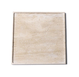 Mooisa Dienblad Vierkant Tray Travertine 45 x 45 cm