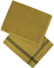 KOOK Keukenhanddoek Doubleface Mosterd 50 x 70 cm