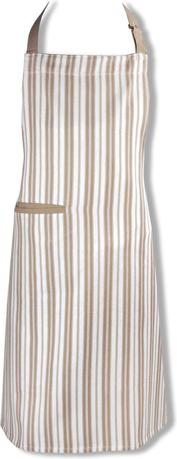 KOOK Schort Streep - Beige - 70x90 cm