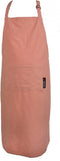 Kook schort washed uni-Roze