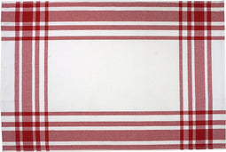 KOOK theedoek streep-rood