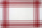 KOOK theedoek streep-rood