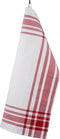 KOOK theedoek streep-rood