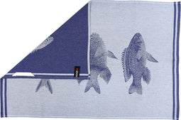 KOOK Theedoek Vis Blauw 50 x 70 cm