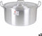 Kookpot met Deksel Aluminium 45 x 39 x 22 cm (2 Stuks)