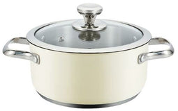Kookpot met Deksel Haeger PA-16H.005A Beige Ø 16 cm