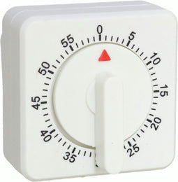 Kookwekker - Eierwekker - Analoog - Wit - Vierkant