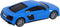 Kool Speed Rc Audi Audi R8 V10 CoupÉ 1:16 + Licht Blauw