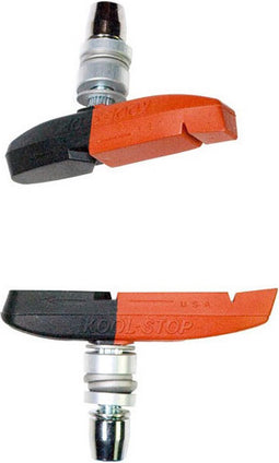 Kool-stop Remblokken Supra 2 V-brake 66,5 X 9,1 Mm Zw/or 2 Stuks