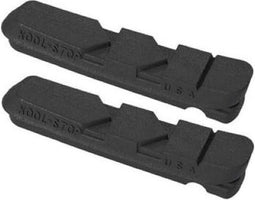 Kool-stop Remblokrubbers Dura V-brake 55 X 10 Mm Zwart 2 Stuks