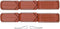 Kool-stop Remblokrubbers Tectonic V-brake 72 X 12 Mm Bruin 2 Stuks