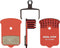Kool-stop Schijfremblokken Avid/sram Aero Rood 2 Stuks