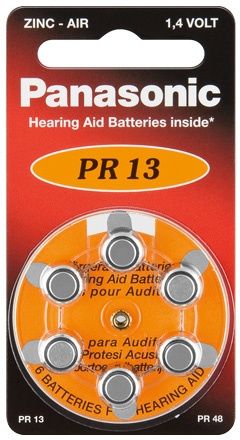 Panasonic V13 6-BL (PR48/PR13H) - Batterij - 310mAh - Zilver