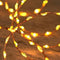 Koperdraad draadverlichting classic warm met timer 132 LED lampjes - Koperdraad sfeerverlichting - op batterij