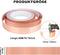 Kopertape 30 mm x 20 m, Kopertape tegen slakken Koperfolietape EMI Koperfolietape Afschermingstape Koperfolie Kopertape Zelfklevende tape Slakbescherming