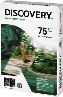 Kopieerpapier Discovery A4 75gr wit 500vel | 5 stuks