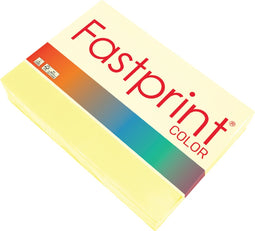 Kopieerpapier Fastprint A3 80gr kanariegeel 500vel | 5 stuks