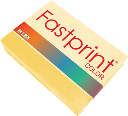 Kopieerpapier fastprint a4 120gr diepgeel 250vel | 5 stuks