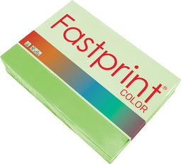 Kopieerpapier Fastprint A4 160gr helgroen 250vel - 5 stuks