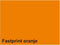 Kopieerpapier Fastprint A4 160gr oranje 50vel