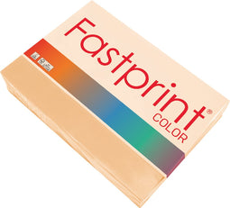 Kopieerpapier Fastprint A4 80gr zalm 500vel - 5 stuks