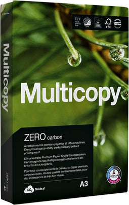 Kopieerpapier Multicopy Zero A3 80gr wit 500vel | 5 stuks