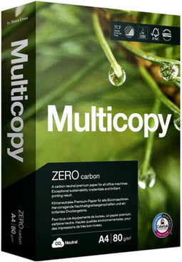 Kopieerpapier Multicopy Zero A4 80gr wit 500vel | 5 stuks