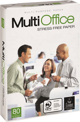 Kopieerpapier multioffice a4 80gr wit | 5 stuks
