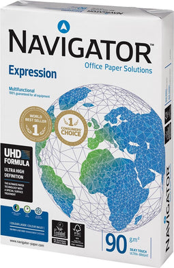 Kopieerpapier Navigator Expression A4 90gr wit 500vel