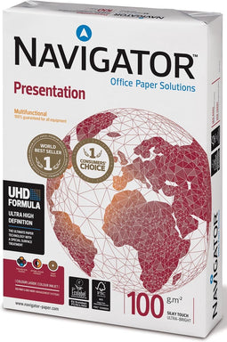 Kopieerpapier Navigator Presentation A3 100gr wit 500vel | 4 stuks