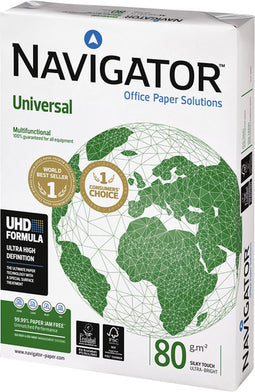 Kopieerpapier Navigator Universal A4 80gr wit 500vel