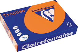 Kopieerpapier trophee a4 80gr oranje | 5 stuks