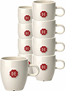 Kopje Douwe Egberts espresso 70ml wit