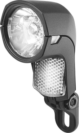 Koplamp Busch en Müller Upp N Led voor naafdynamo 30 Lux - zwart