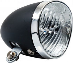 Koplamp Nostalgie led zwart incl.batteri