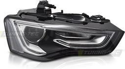 Koplamp rechts Xenon - voor AUDI A5 2012-2016 - TYC - zwart