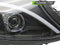 Koplampen - voor Mercedes W205 2014-2018 - TUBE LED - zwart