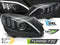 Koplampen - voor Mercedes W205 2014-2018 - TUBE LED - zwart