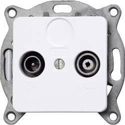 Kopp 110213082 Televisie, radio Inzetstuk Europa Arctisch-wit, Mat