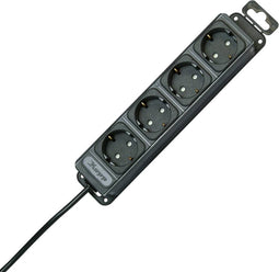 Kopp 127115016 Stekkerdoos 4-voudig Antraciet Randaarde stekker 1 stuk(s)