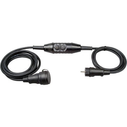 Kopp 1438.0001.5 PRCD-verlengkabel 230 V Zwart IP44