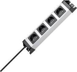 Kopp 226120010 Stekkerdoos Grijs, Zwart Randaarde stekker 1 stuk(s)