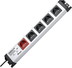 Kopp 227820012 Master/slave-stekkerdoos 5-voudig Grijs, Zwart Randaarde stekker 1 stuk(s)