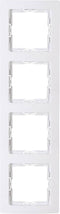 Kopp 308702000 Afdekking Frame 4-voudig HK05 Arctisch-wit