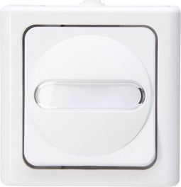 Kopp 560602007 BlueElectric Compleet Uitschakelaar, Wisselschakelaar spatwaterdicht Arctisch-wit 1 stuks
