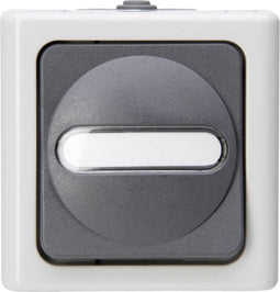 Kopp 561456001 BlueElectric Compleet Knop spatwaterdicht Grijs 1 stuks