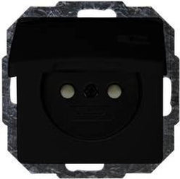 Kopp 944850084 Wandcontactdoos Inzetstuk Paris Zwart (mat)