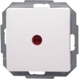 KOPP - Controleschakelaar - Paris - Inbouw - 1-voudig Enkel Schakelaar - Arctic Glans Wit